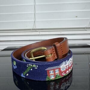 Smathers & Branson Needlepoint Belt Size 42
